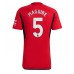Günstige Manchester United Harry Maguire #5 Heim Fussballtrikot 2023-24 Kurzarm